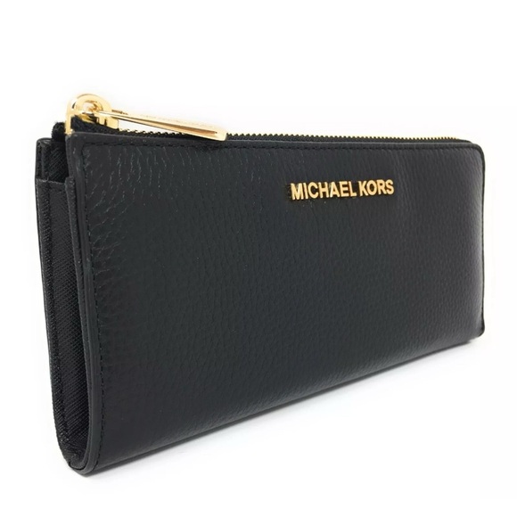 Michael Kors Jet Set Large Three-Quarter Zip Walletp - Picture 1 of 5